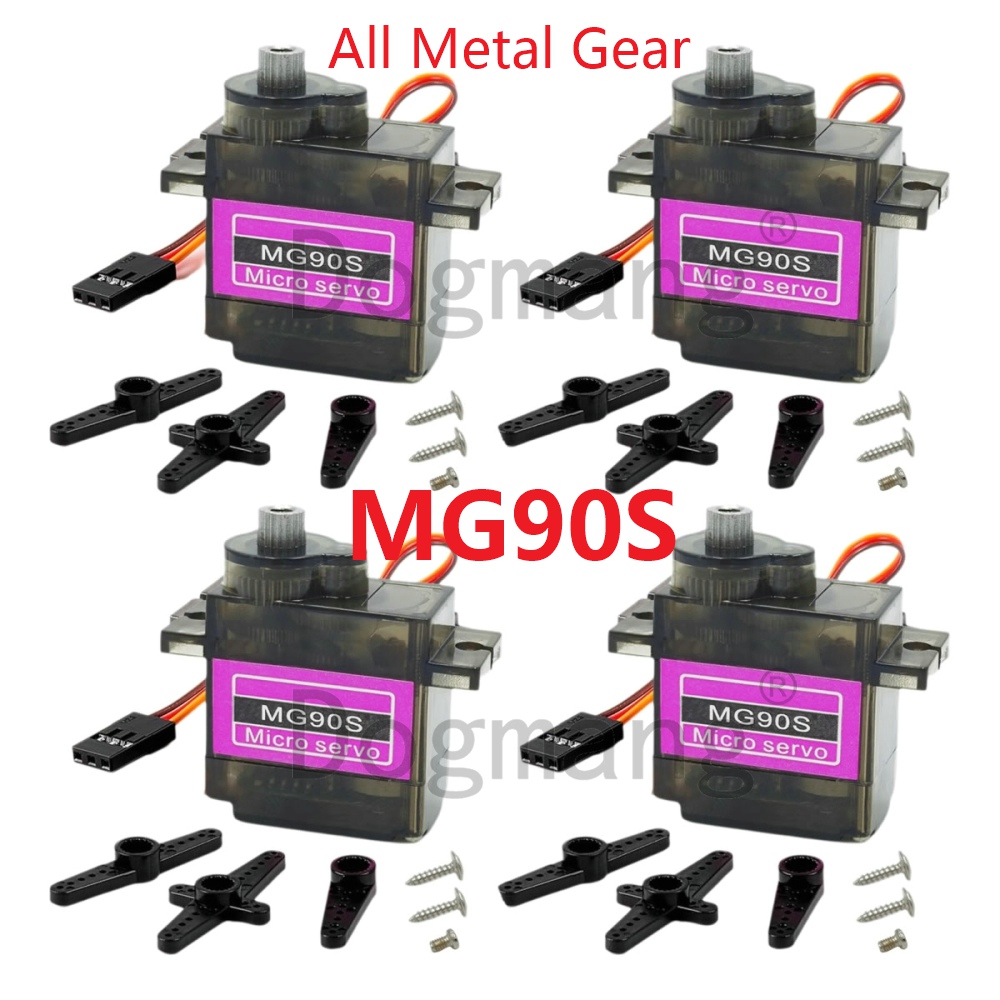 Rc Helicopter Mini - Servo MG90S, 1/2/4/10/20/50 Uds., engranaje totalmente