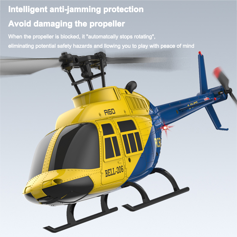 Helicóptero A60 RC 2,4G girosc - Rc Helicopter Large reseña y precio