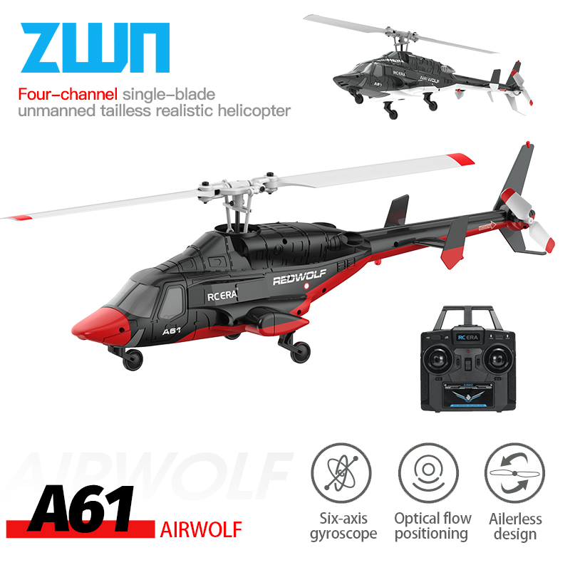 Helicóptero A61 RC 2,4G girosc - Rc Helicopter Large reseña y precio