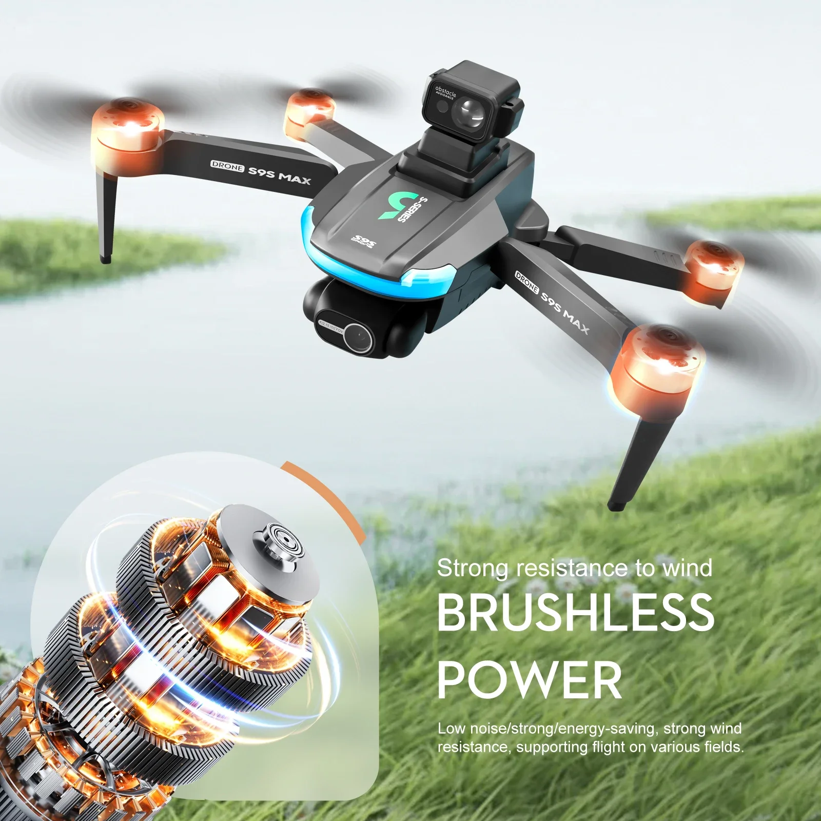 Nuevo S9S MAX MINI Drone 4K 2  - Rc Helicopter Mini reseña y precio