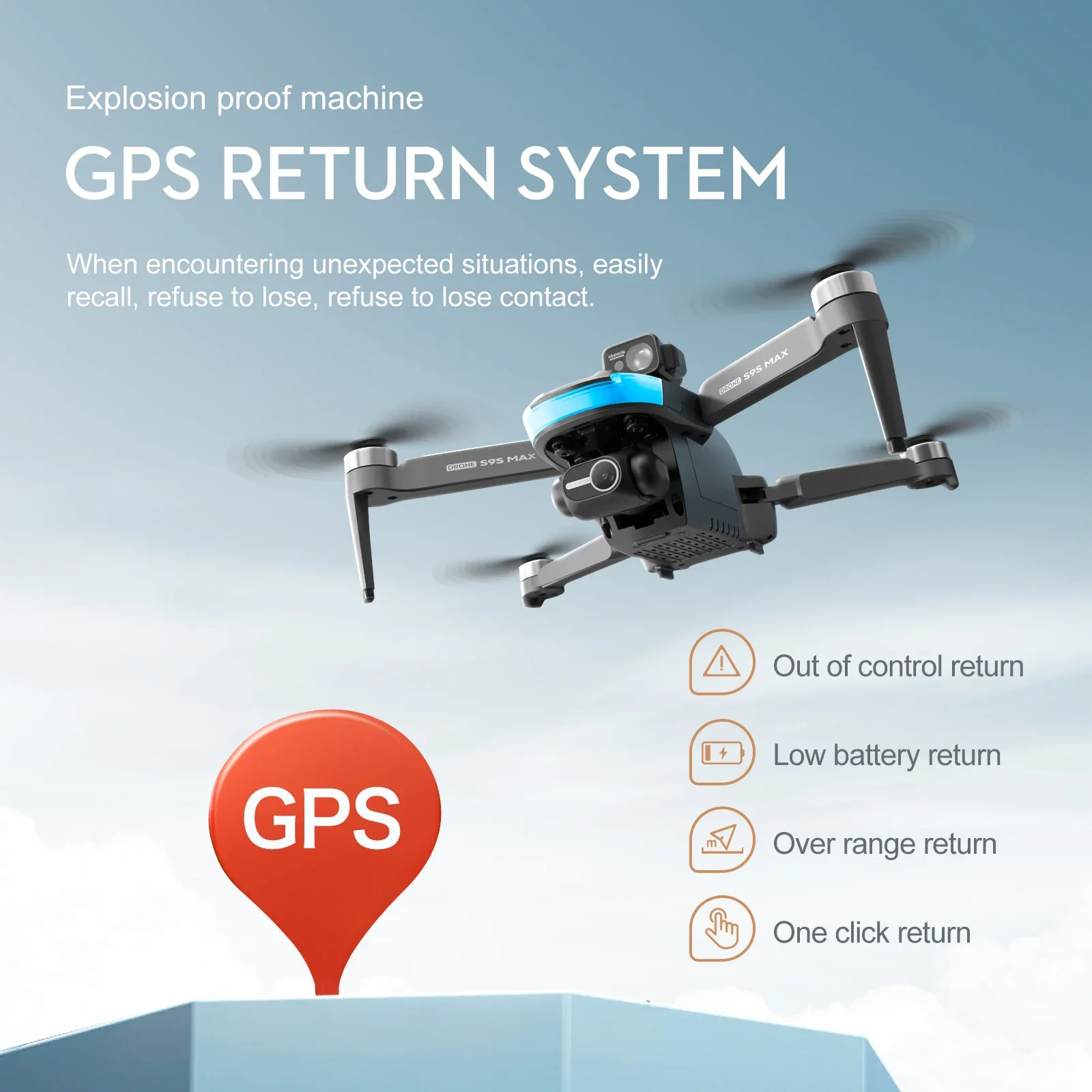 Nuevo S9S MAX MINI Drone 4K 2  - Rc Helicopter Mini reseña y precio