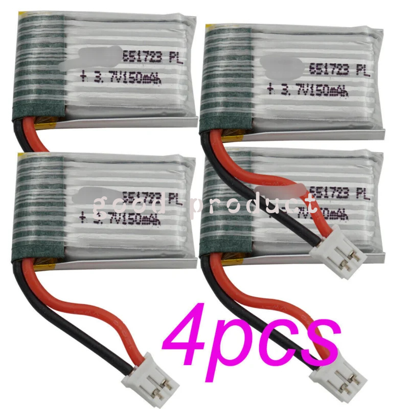 3.7V 150 mAh Lipo Polímero Li  - Eachine Drone E010 reseña y precio