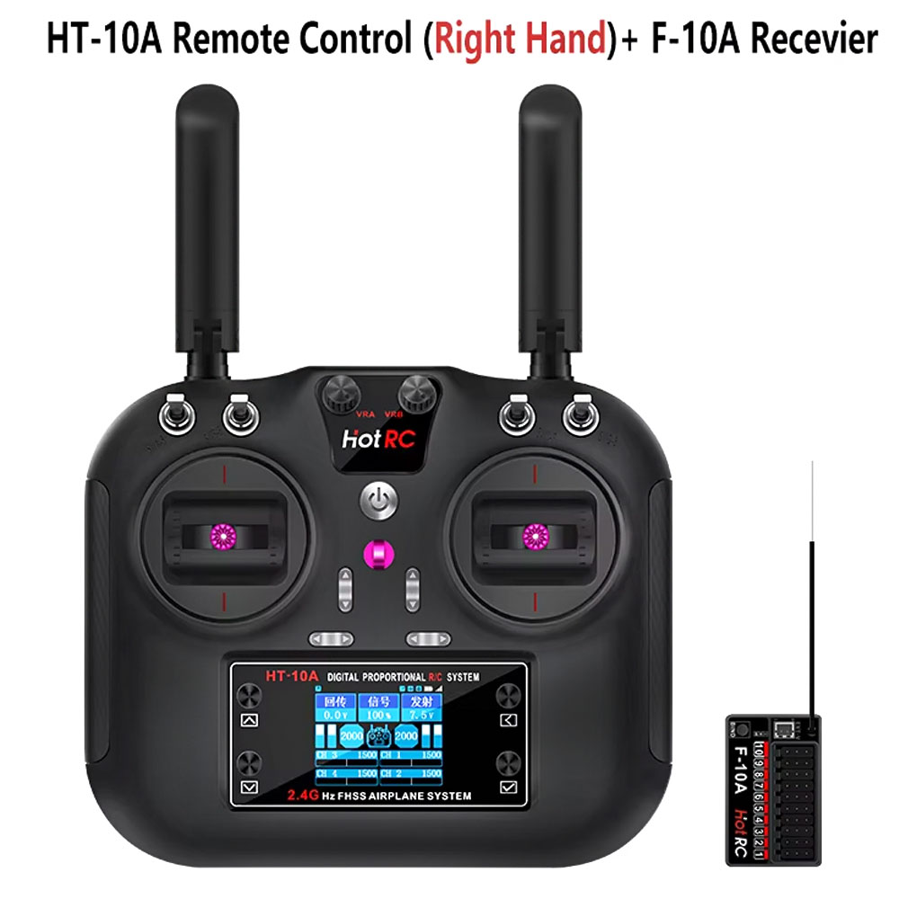 Transmisor Hotrc HT-10A 2.4G 1 - Rc Helicopter Motor reseña y precio