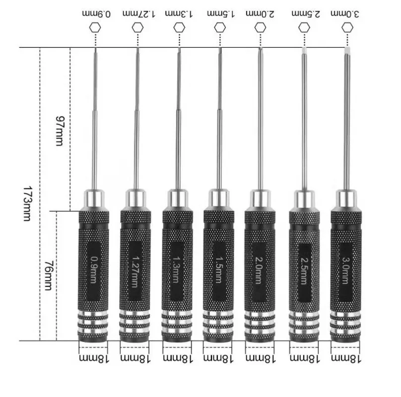 Destornillador hexagonal 7/4 U - Rc Helicopter Tool Kit reseña y precio