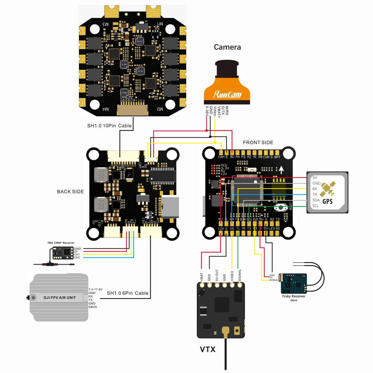 Controlador de Vuelo F405 F4 F - Betaflight Fc F4 reseña y precio