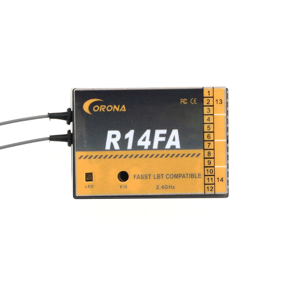 Receptor modelo Corona R14FA 1 - Rc Helicopter Remote Control reseña y precio