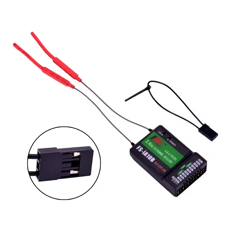 Receptor Flysky FS-iA10B 2.4G  - Rc Helicopter Battery reseña y precio